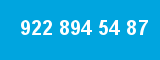 922 894 54 87 922 894 54 87